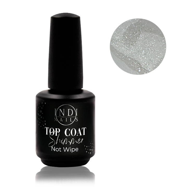 Top coat shimmer silver копия